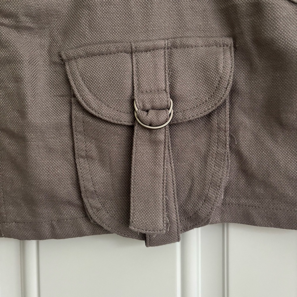 ❤️2/$15 or 3/$21❤️NWT Fashion Nova Grey No Promises Cargo Mini Skirt, Size XL - Picture 5 of 13